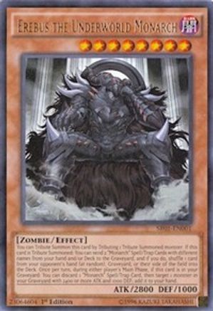 Erebus the Underworld Monarch (Ultra Rare) (SR01-EN001) - Structure Deck: Emperor of Darkness Unlimited