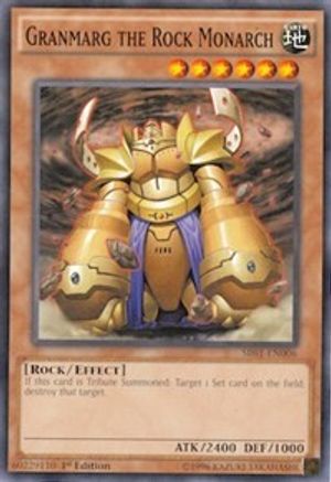Granmarg the Rock Monarch (Common) (SR01-EN006) - Structure Deck: Emperor of Darkness 1st Edition