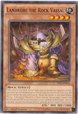 Landrobe the Rock Vassal (Common) (SR01-EN012) - Structure Deck: Emperor of Darkness 1st Edition