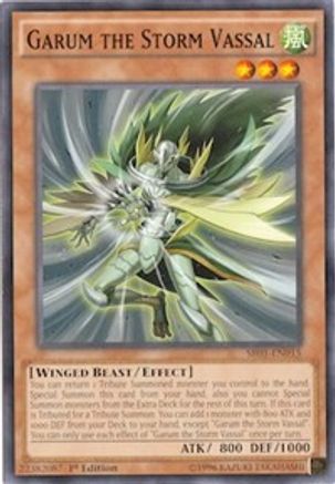 Garum the Storm Vassal (Common) (SR01-EN015) - Structure Deck: Emperor of Darkness Unlimited