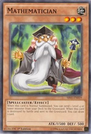 Mathematician (Common) (SR01-EN019) - Structure Deck: Emperor of Darkness 1st Edition