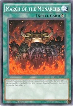 March of the Monarchs (Common) (SR01-EN025) - Structure Deck: Emperor of Darkness 1st Edition