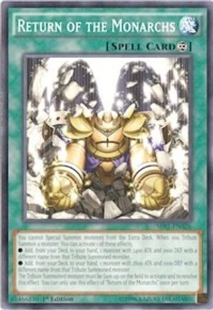 Return of the Monarchs (Common) (SR01-EN026) - Structure Deck: Emperor of Darkness Unlimited