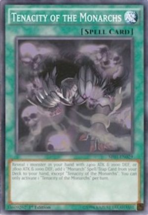Tenacity of the Monarchs (Common) (SR01-EN029) - Structure Deck: Emperor of Darkness 1st Edition