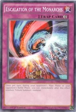 Escalation of the Monarchs (Common) (SR01-EN036) - Structure Deck: Emperor of Darkness Unlimited