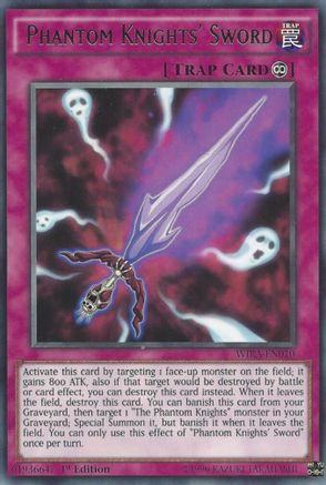 Phantom Knights' Sword (Rare) (WIRA-EN010) - Wing Raiders 1st Edition