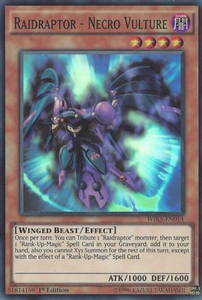 Raidraptor - Necro Vulture (Super Rare) (WIRA-EN014) - Wing Raiders 1st Edition
