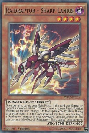 Raidraptor - Sharp Lanius (Common) (WIRA-EN019) - Wing Raiders 1st Edition
