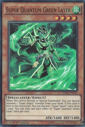 Super Quantum Green Layer (Super Rare) (WIRA-EN031) - Wing Raiders 1st Edition