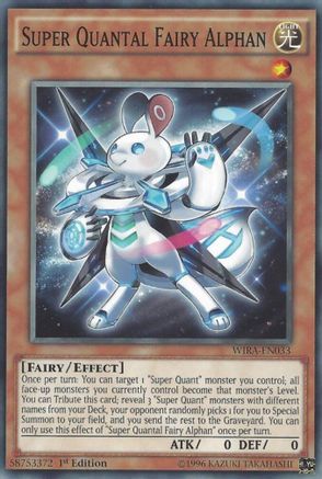 Super Quantal Fairy Alphan (Common) (WIRA-EN033) - Wing Raiders 1st Edition