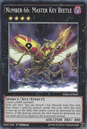 Number 66: Master Key Beetle (Common) (WIRA-EN045) - Wing Raiders 1st Edition