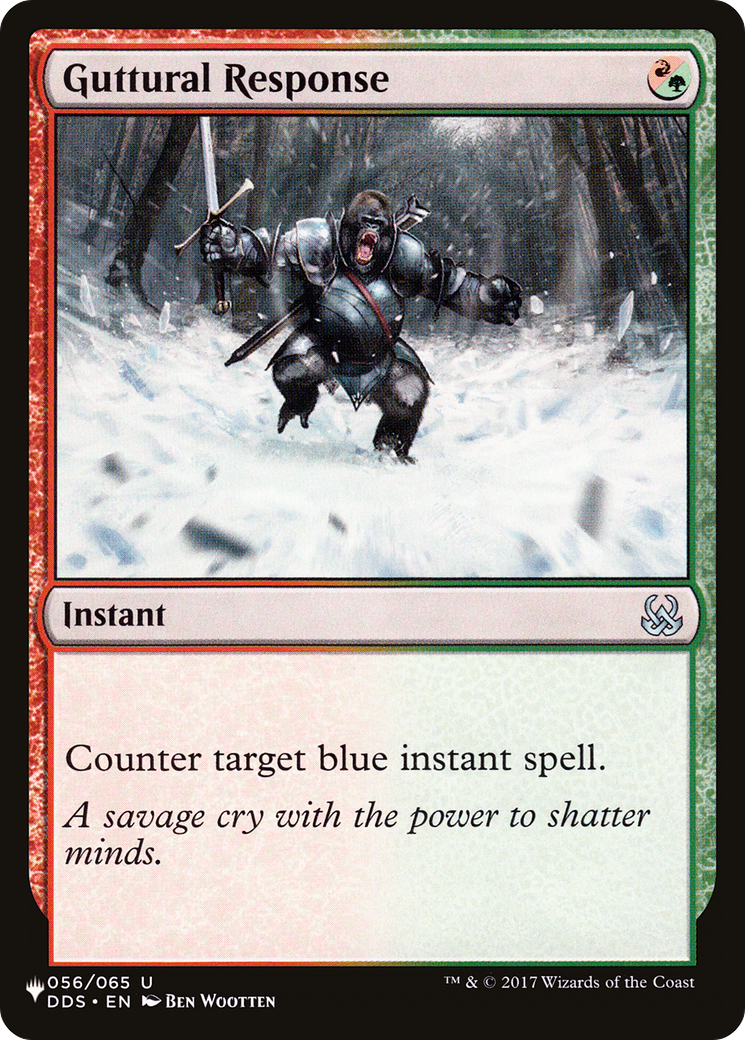 Guttural Response (LIST-056/065) [The List]