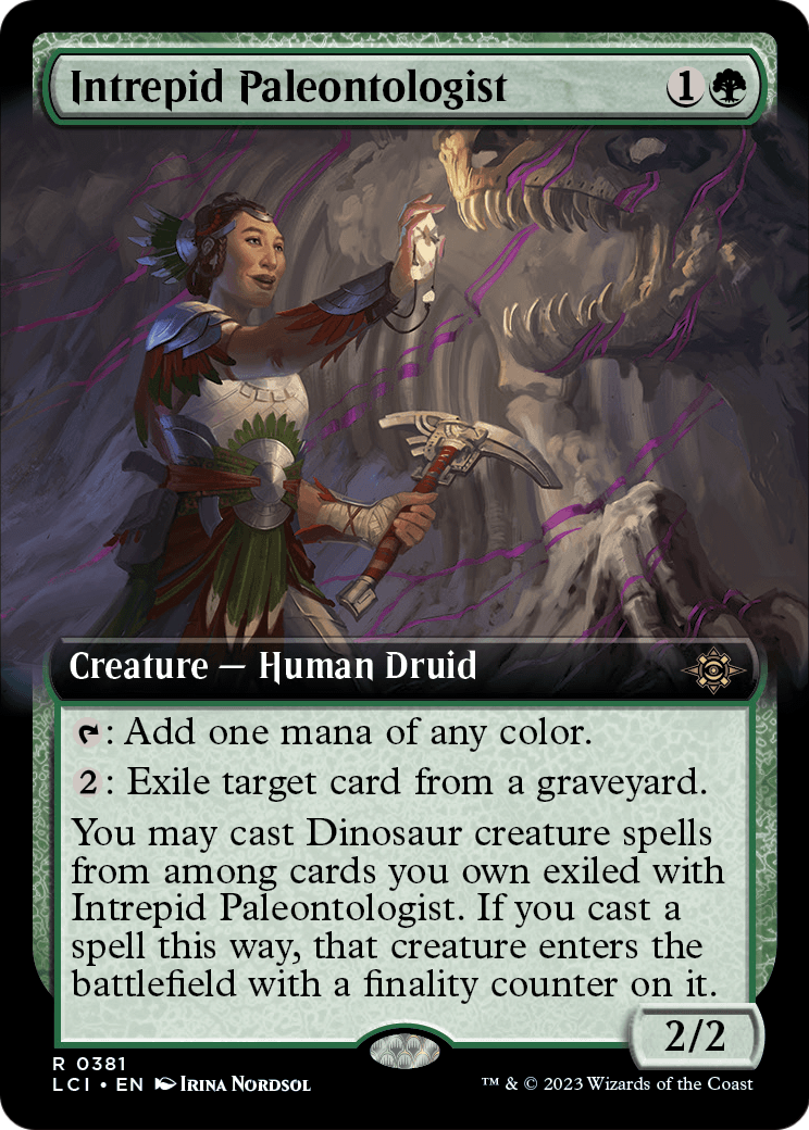 Intrepid Paleontologist (Extended Art) (LCI-381) [The Lost Caverns of Ixalan]