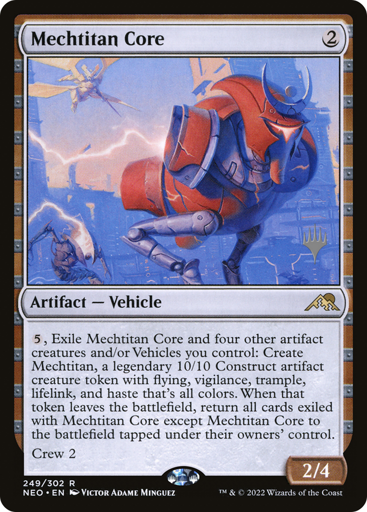 Mechtitan Core (PPNEO-249) [Promo Pack: Kamigawa: Neon Dynasty Promos]