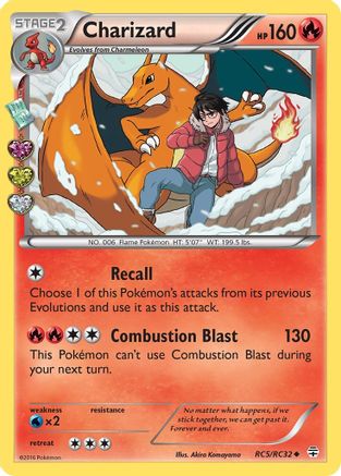 Charizard (RC5/RC32) [Generations Radiant Collection] Holofoil - Uncommon