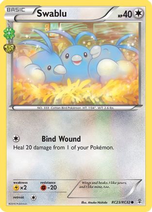 Swablu (RC23/RC32) [Generations Radiant Collection] - Common