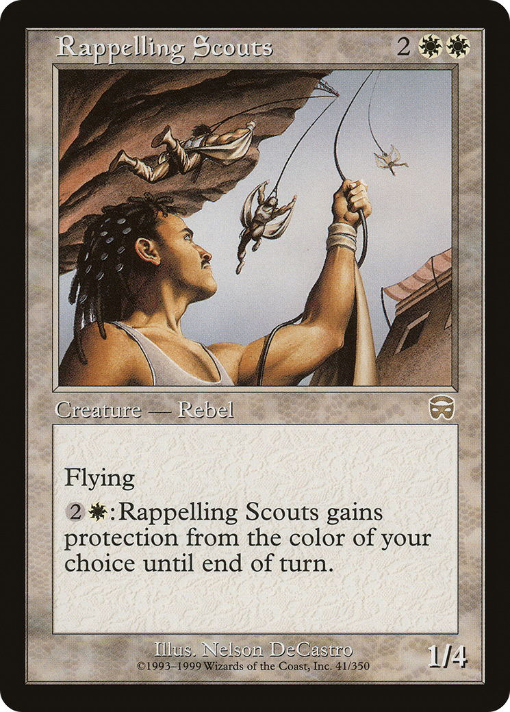 Rappelling Scouts (MMQ-041) [Mercadian Masques] Foil