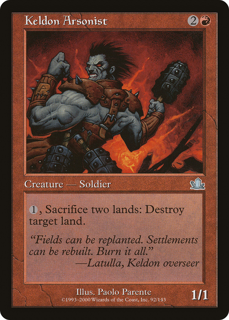 Keldon Arsonist (PCY-092) [Prophecy] Foil