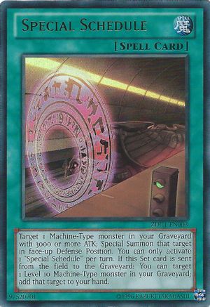Special Schedule (Ultra Rare) (ZDC1-EN003) - Yu-Gi-Oh! ZEXAL World Duel Carnival Promos Unlimited