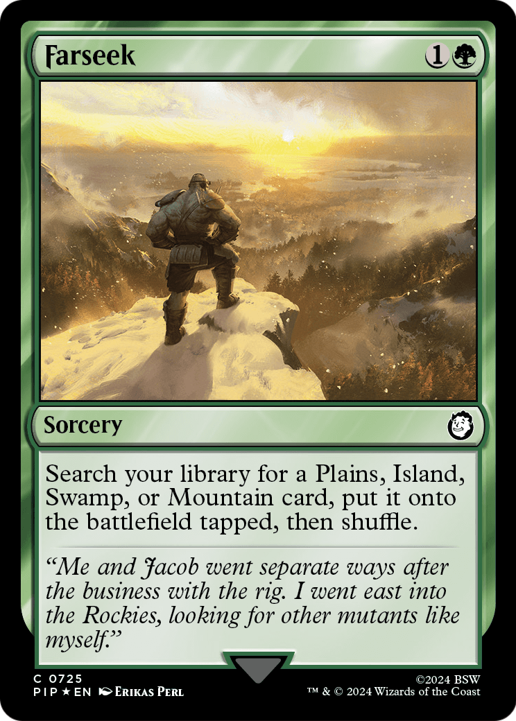 Farseek (Surge Foil) (PIP-725) [Fallout] Foil