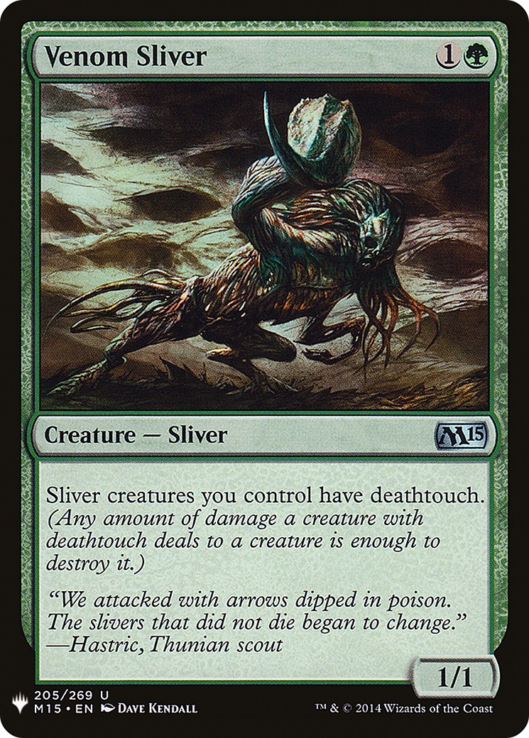 Venom Sliver (LIST-205) [The List]