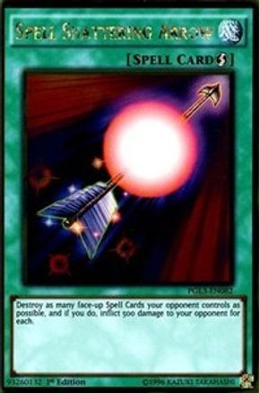 Spell Shattering Arrow (Gold Rare) (PGL3-EN082) - Premium Gold: Infinite Gold 1st Edition
