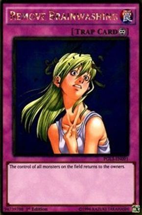 Remove Brainwashing (Gold Rare) (PGL3-EN091) - Premium Gold: Infinite Gold 1st Edition