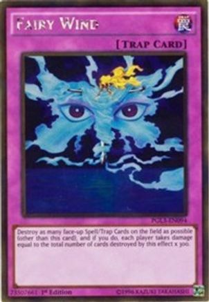 Fairy Wind (Gold Rare) (PGL3-EN094) - Premium Gold: Infinite Gold 1st Edition