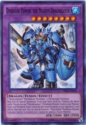 Dinoster Power, the Mighty Dracoslayer (Super Rare) (OP01-EN010) - OTS Tournament Pack 1 Unlimited