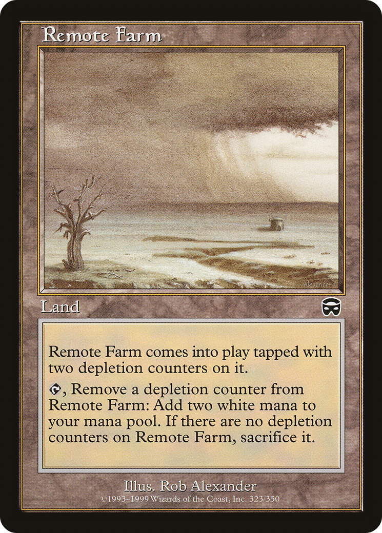 Remote Farm (MMQ-323) [Mercadian Masques] Foil