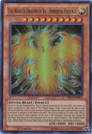 The Winged Dragon of Ra - Immortal Phoenix (Ultra Rare) (MIL1-EN001) - Millennium Pack 1st Edition