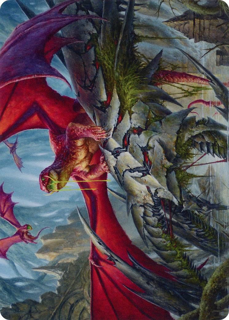 Hoarding Broodlord // Hoarding Broodlord (AMOM-023) (Borderless) [March of the Machine Art Series]