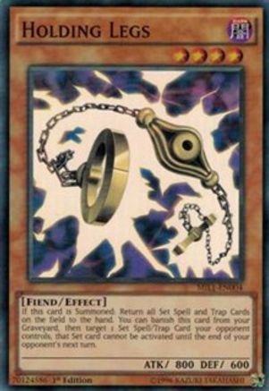 Holding Legs (Super Rare) (MIL1-EN004) - Millennium Pack 1st Edition
