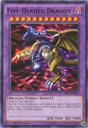 Five-Headed Dragon (Common) (MIL1-EN012) - Millennium Pack 1st Edition