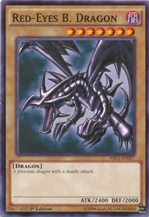 Red-Eyes B. Dragon (Common) (MIL1-EN027) - Millennium Pack 1st Edition