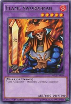 Flame Swordsman (Rare) (MIL1-EN038) - Millennium Pack 1st Edition