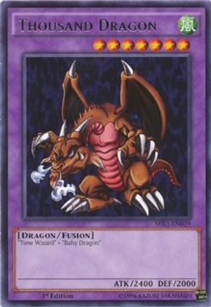 Thousand Dragon (Rare) (MIL1-EN039) - Millennium Pack 1st Edition