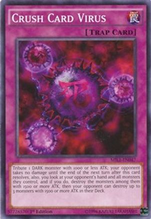 Crush Card Virus (Common) (MIL1-EN047) - Millennium Pack 1st Edition