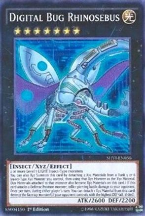 Digital Bug Rhinosebus (Super Rare) (SHVI-EN056) - Shining Victories 1st Edition