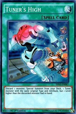 Tuner's High (Super Rare) (SHVI-EN067) - Shining Victories 1st Edition