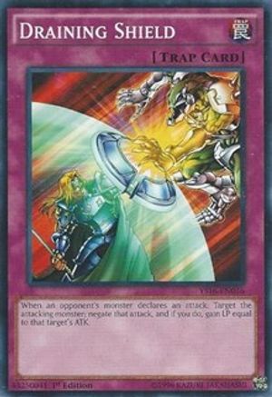 Draining Shield (Common) (YS16-EN036) - Starter Deck: Yuya 1st Edition