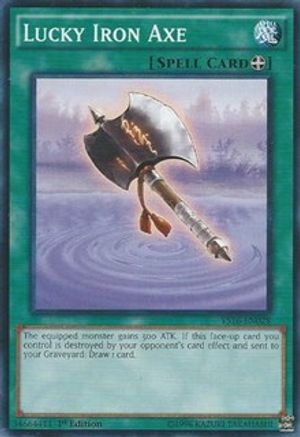 Lucky Iron Axe (Common) (YS16-EN028) - Starter Deck: Yuya 1st Edition