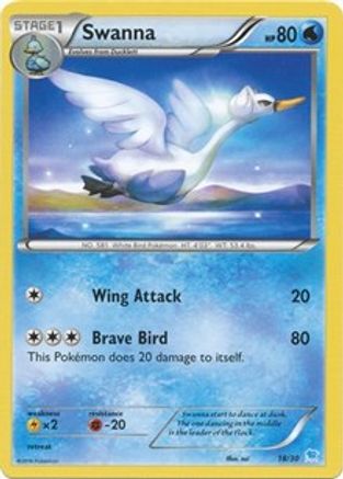 Swanna (27/30) [XY Trainer Kit Pikachu Libre & Suicune] - Common