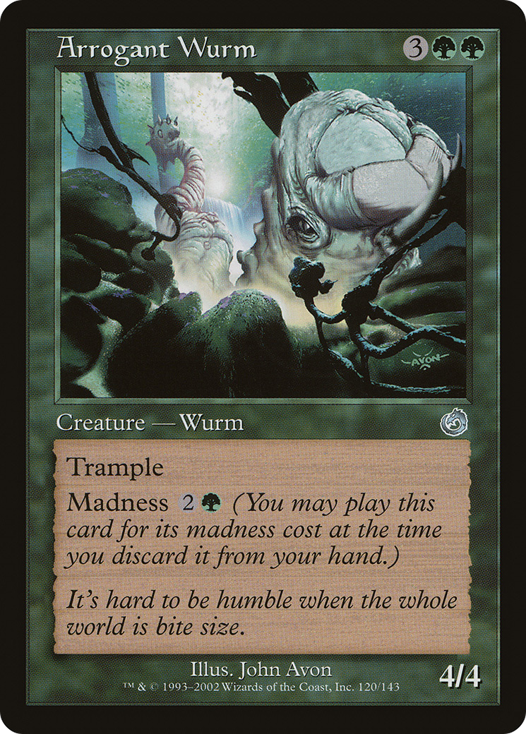 Arrogant Wurm (TOR-120) [Torment]