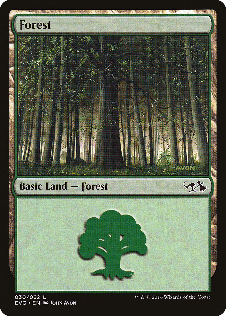 Forest (DD3-030) (Elves vs Goblins) [Duel Decks Anthology: Elves vs. Goblins]