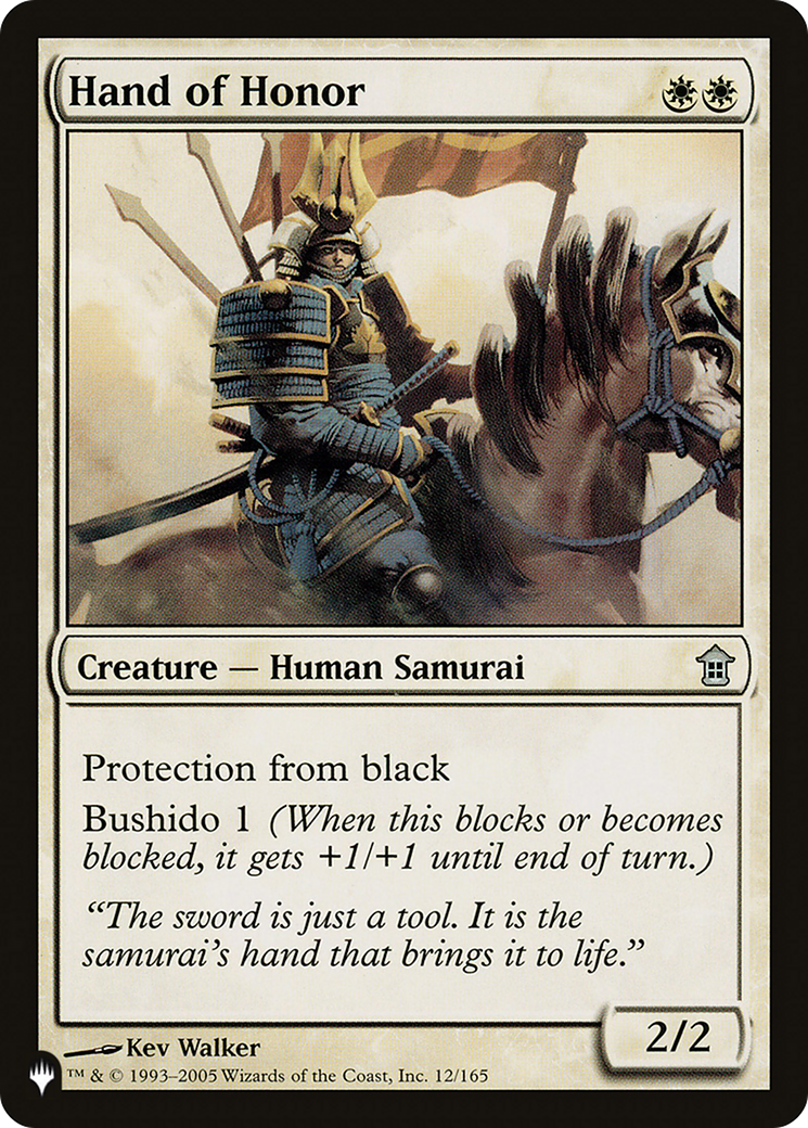 Hand of Honor (LIST-12/165) [The List]