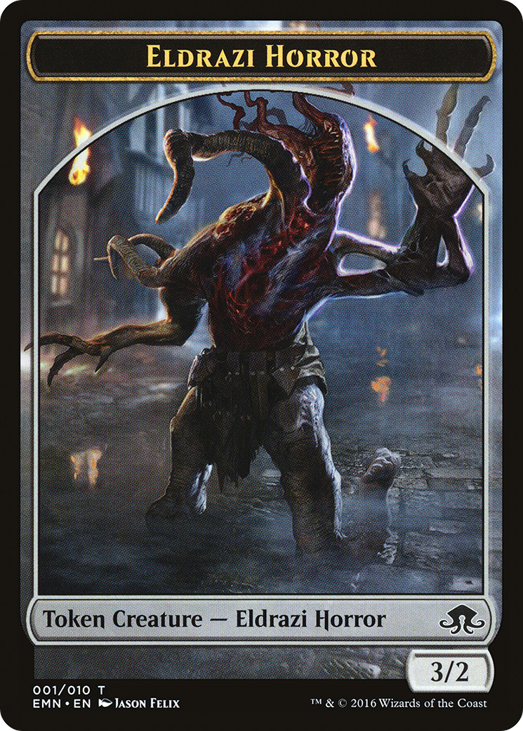 Eldrazi Horror Token (EMN-001) [Eldritch Moon Tokens]