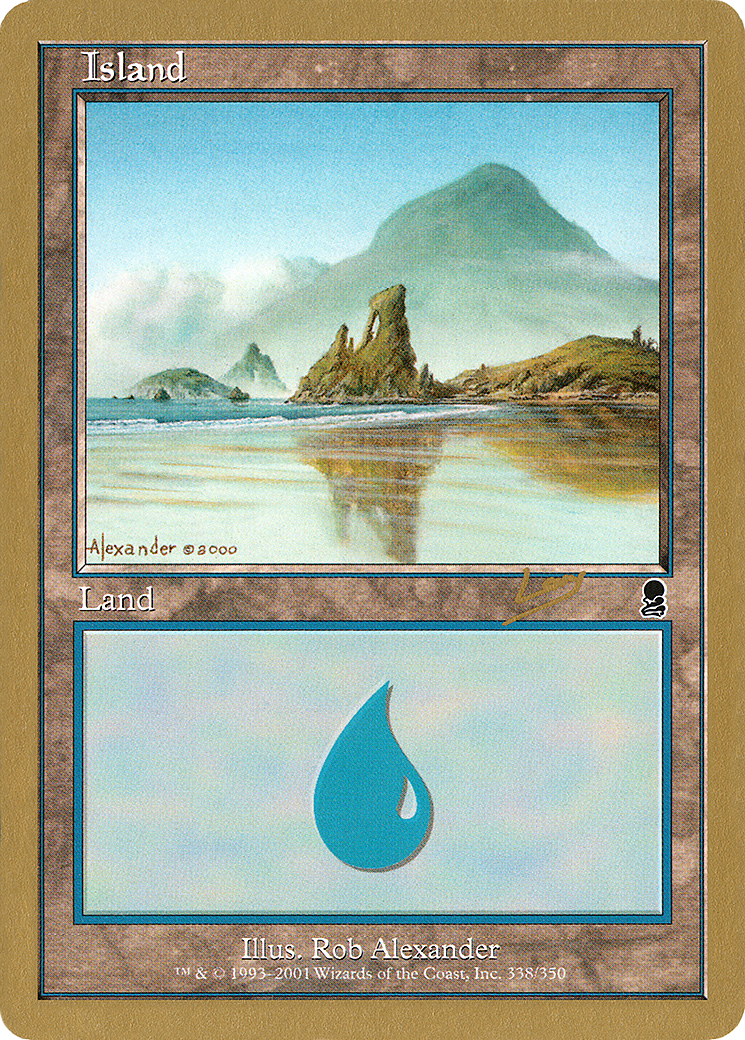 Island (338) - 2002 Raphael Levy (ODY) [World Championship Decks 2002]