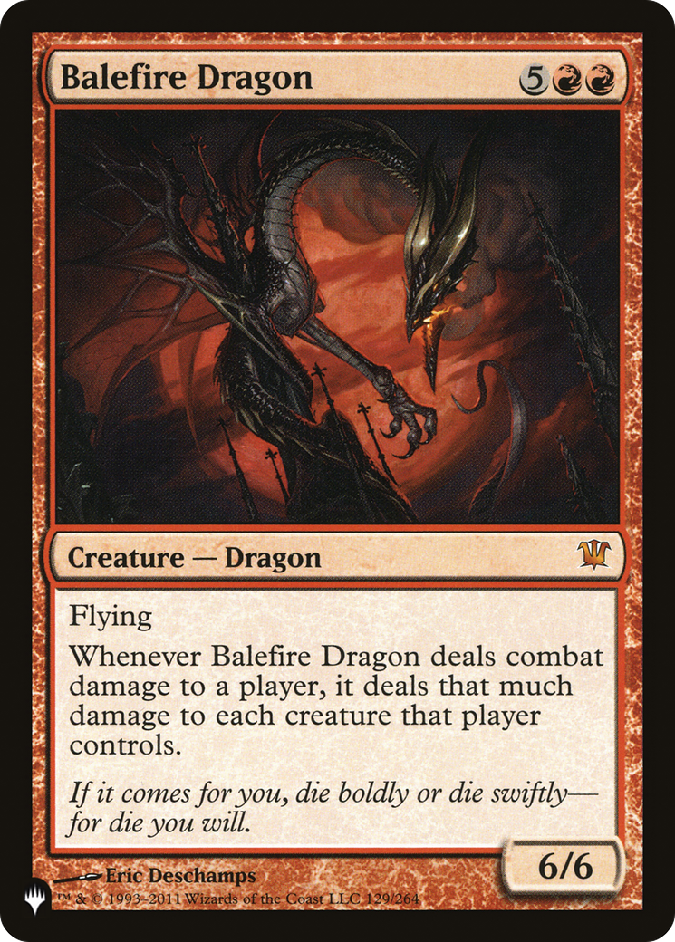 Balefire Dragon (LIST-129/264) [The List]