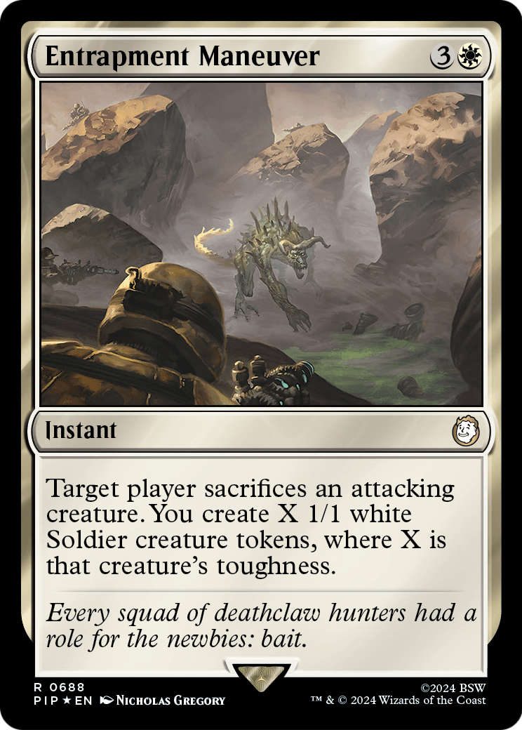 Entrapment Maneuver (Surge Foil) (PIP-688) [Fallout] Foil